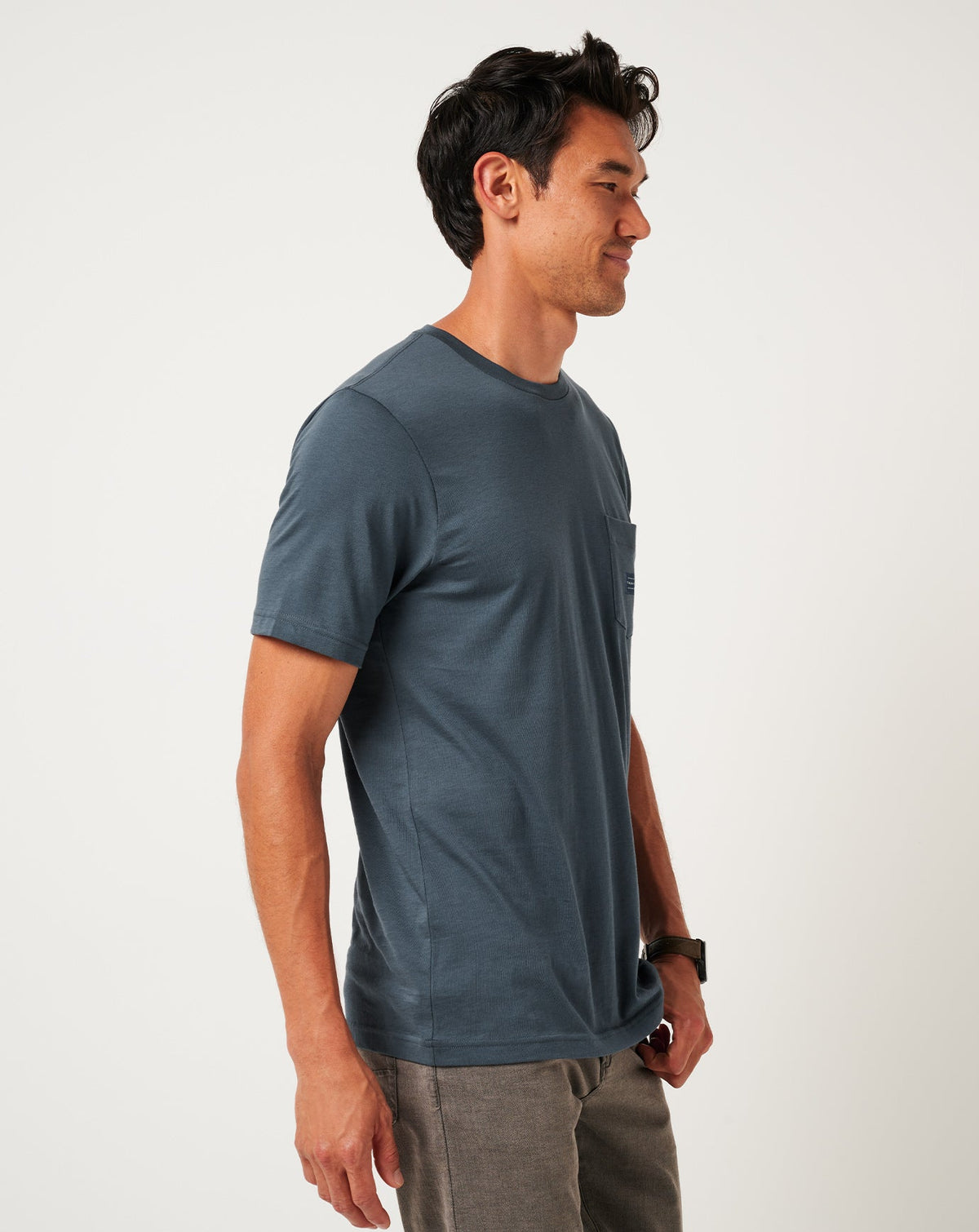 Preferred Status Tee Mood Indigo/Vintage Indigo | Travis Mathew
