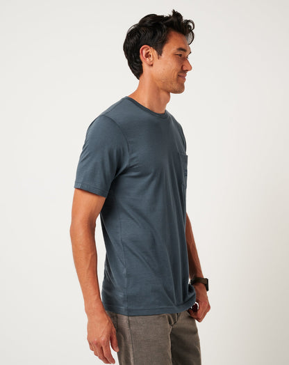 Preferred Status Tee Mood Indigo/Vintage Indigo | Travis Mathew