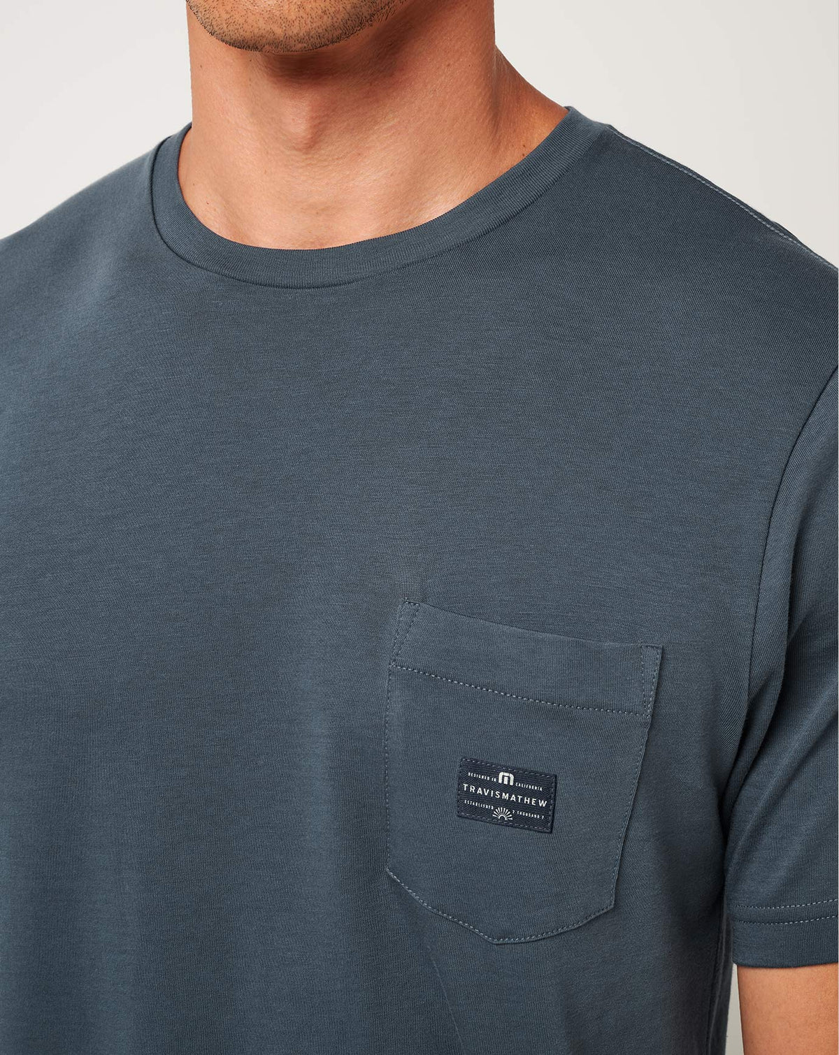 Preferred Status Tee Mood Indigo/Vintage Indigo | Travis Mathew