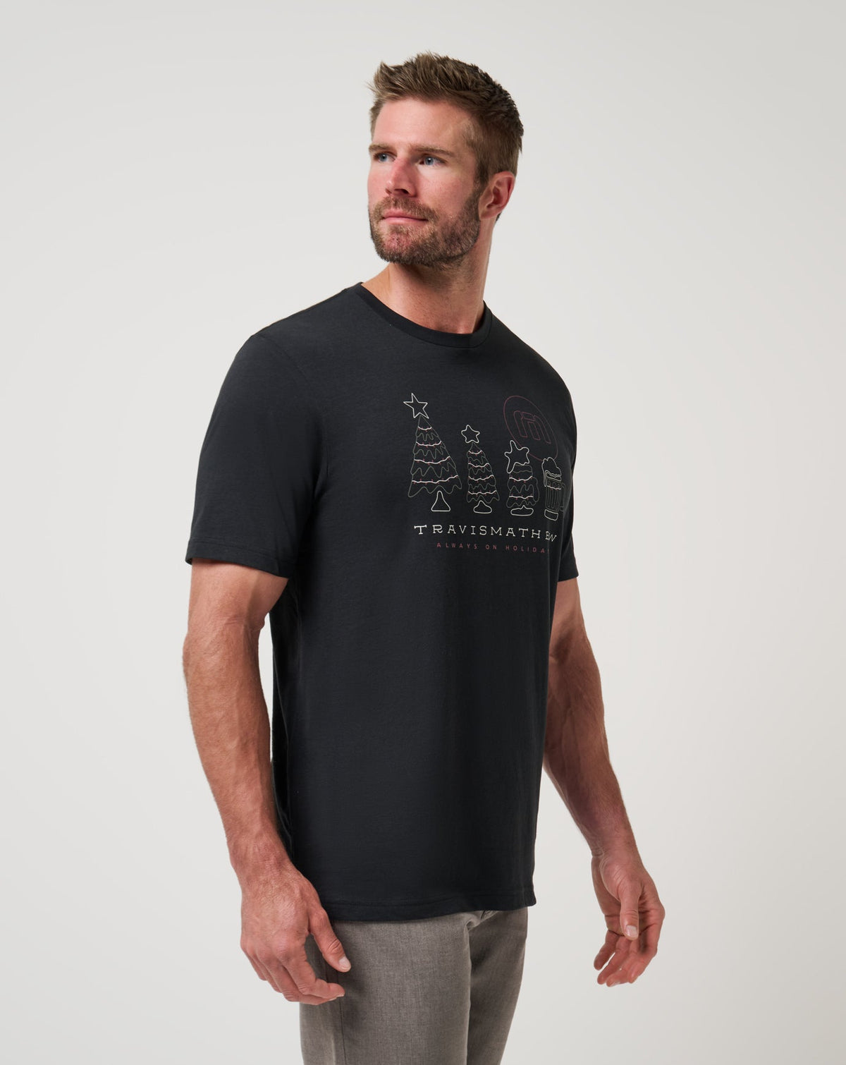 Season Of Giving Tee Black | Travis Mathew