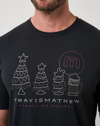 Season Of Giving Tee Black | Travis Mathew