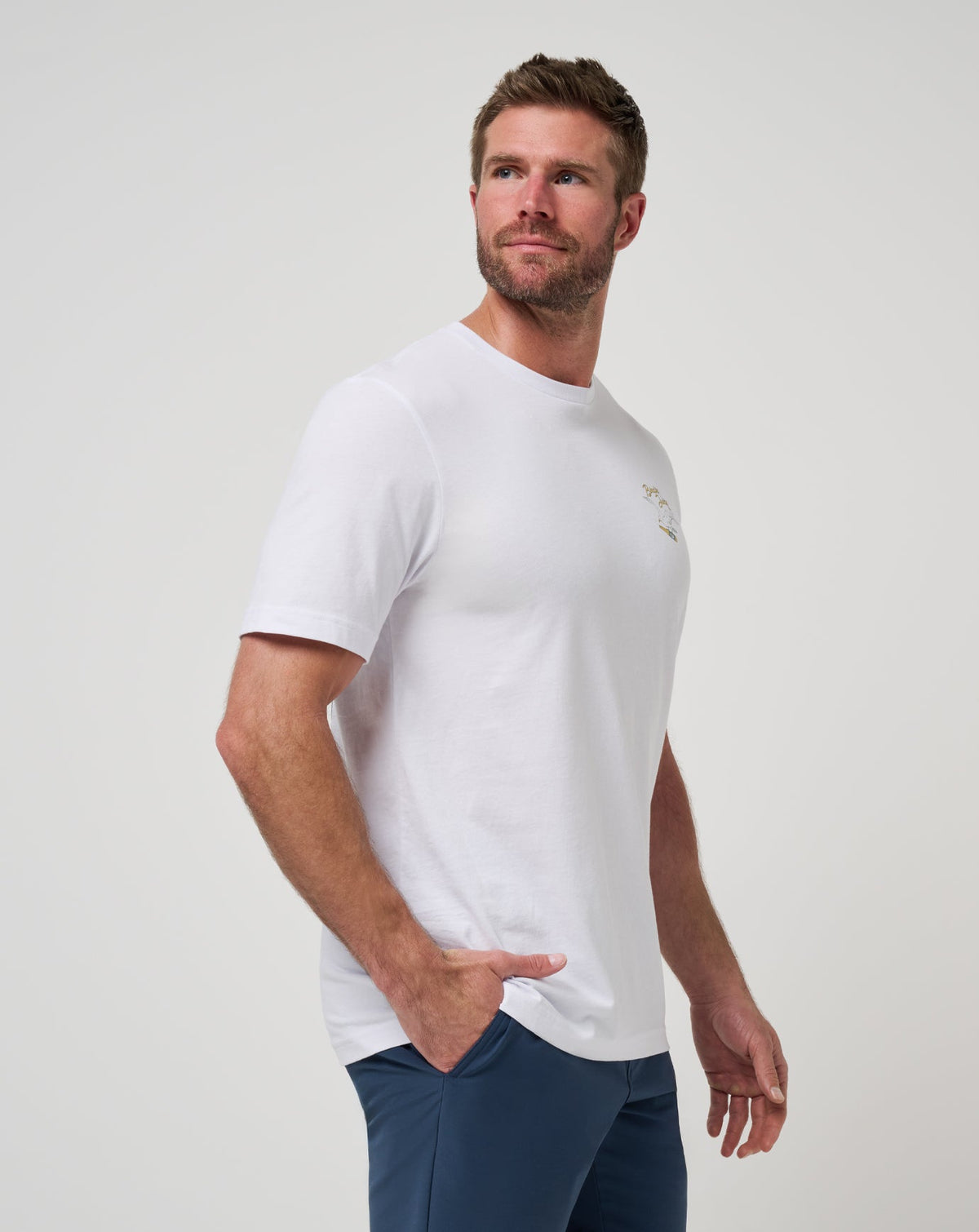 Drink Ticket Tee White | Travis Mathew