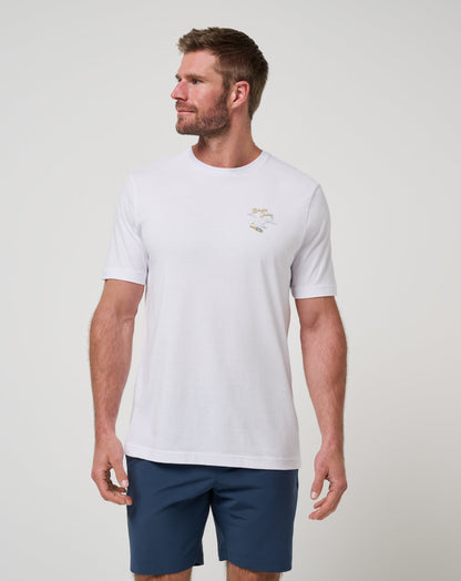 Drink Ticket Tee White | Travis Mathew