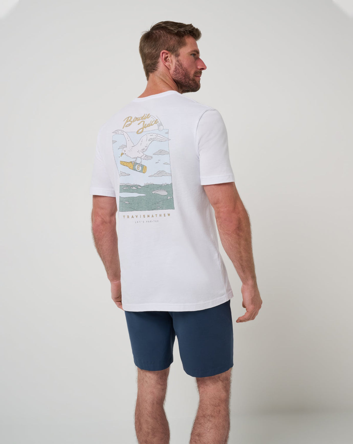 Drink Ticket Tee White | Travis Mathew