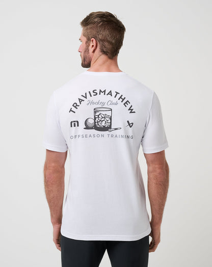 Delayed Penalty Tee White | Travis Mathew