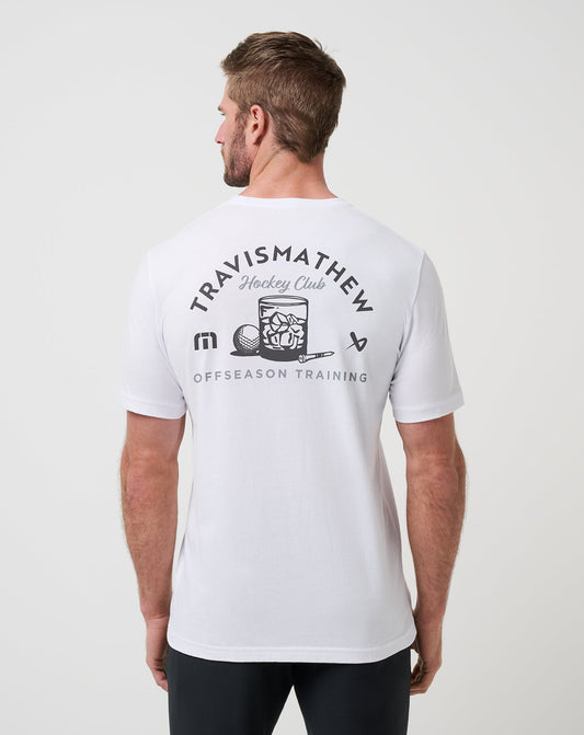 Delayed Penalty Tee White | Travis Mathew
