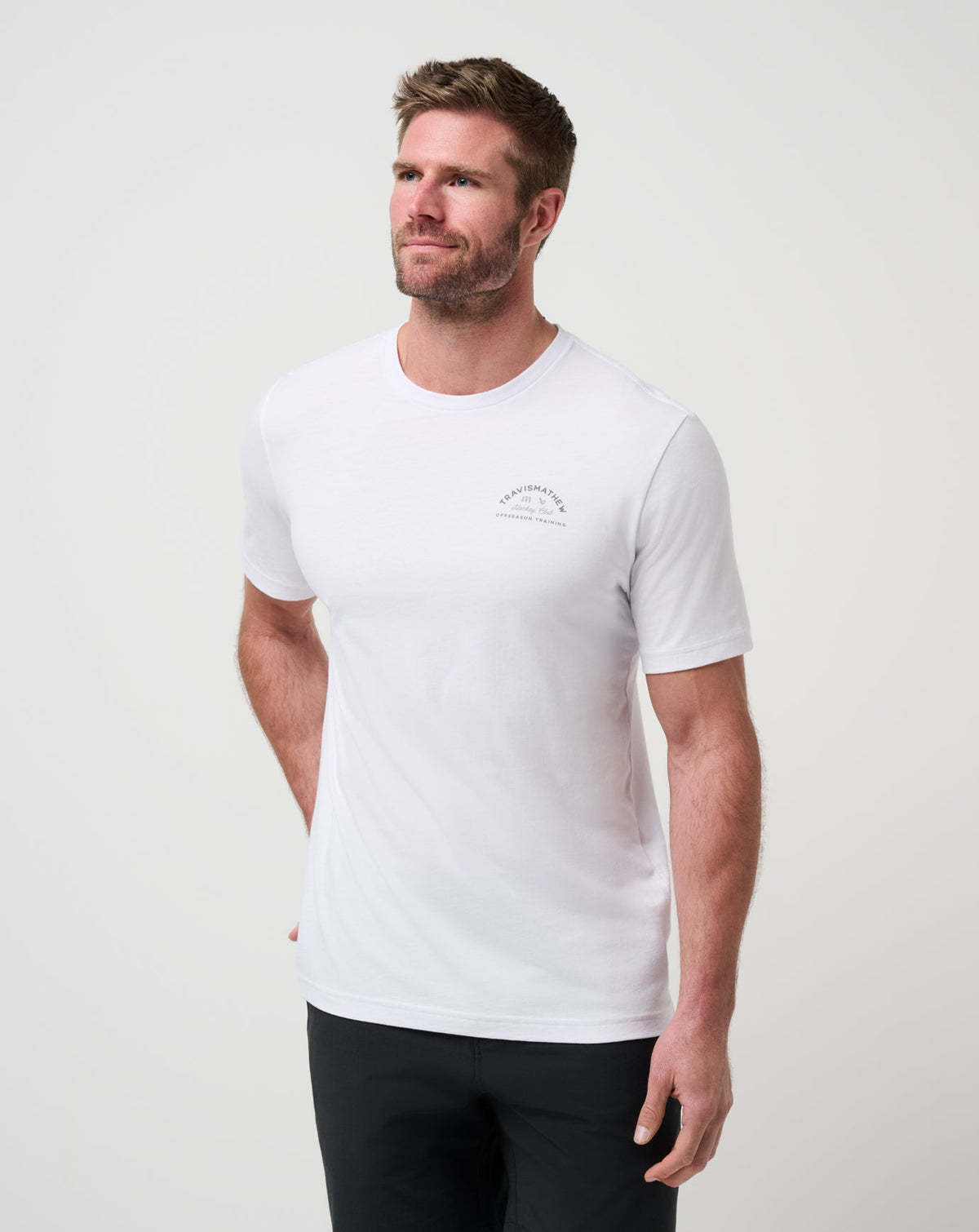 Delayed Penalty Tee White | Travis Mathew