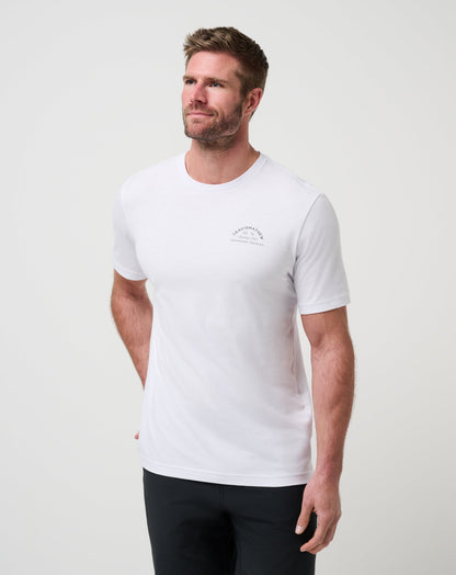 Delayed Penalty Tee White | Travis Mathew