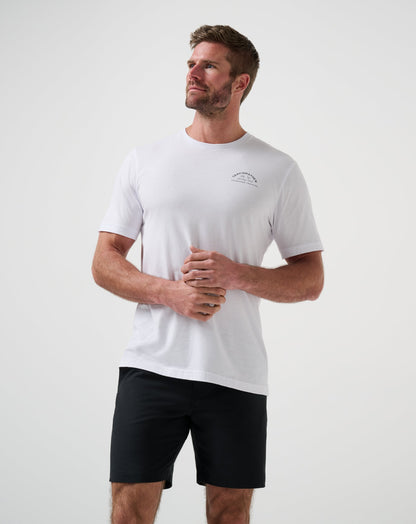 Delayed Penalty Tee White | Travis Mathew