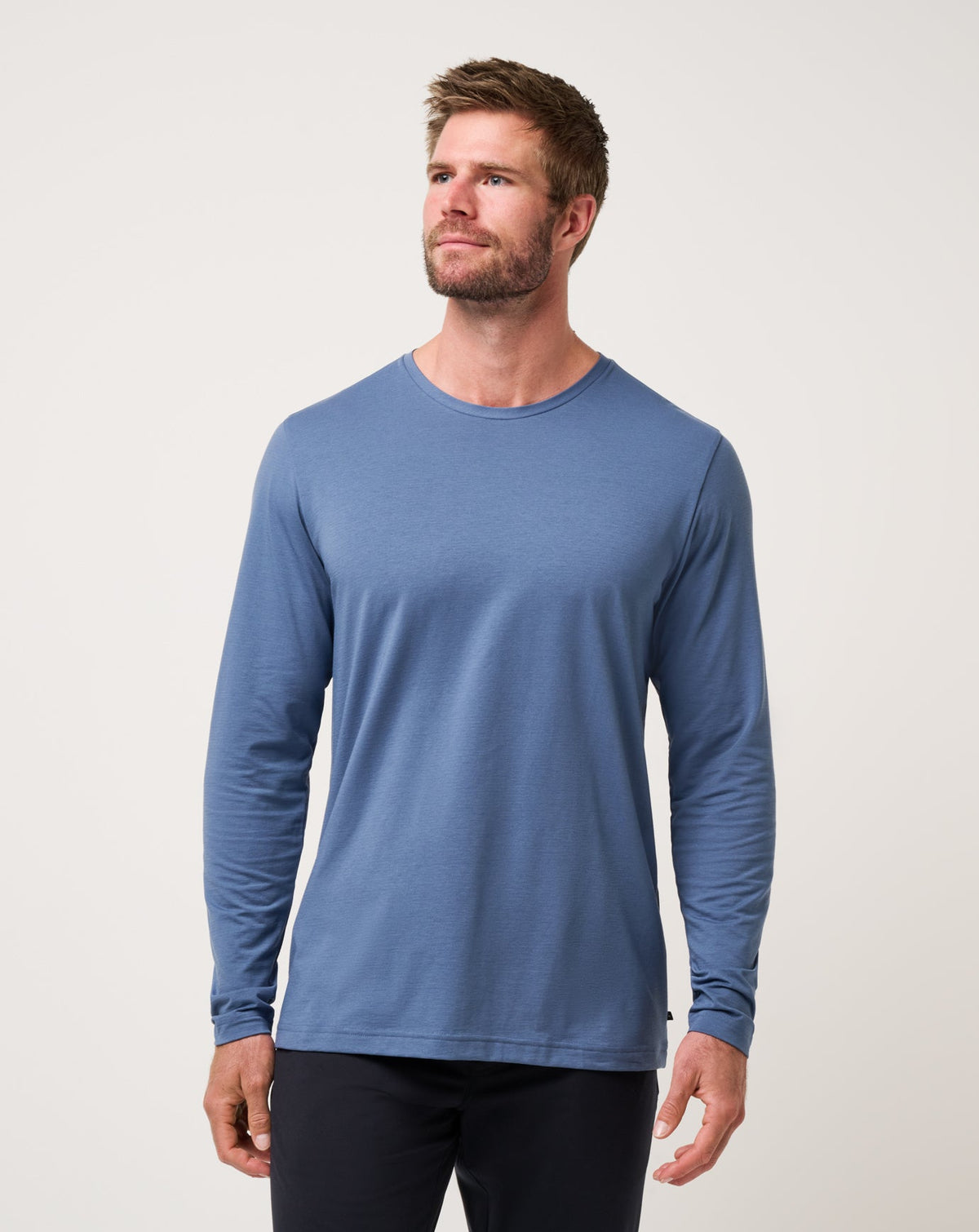 Performance Jersey Long Sleeve Tee Bering Sea | Travis Mathew