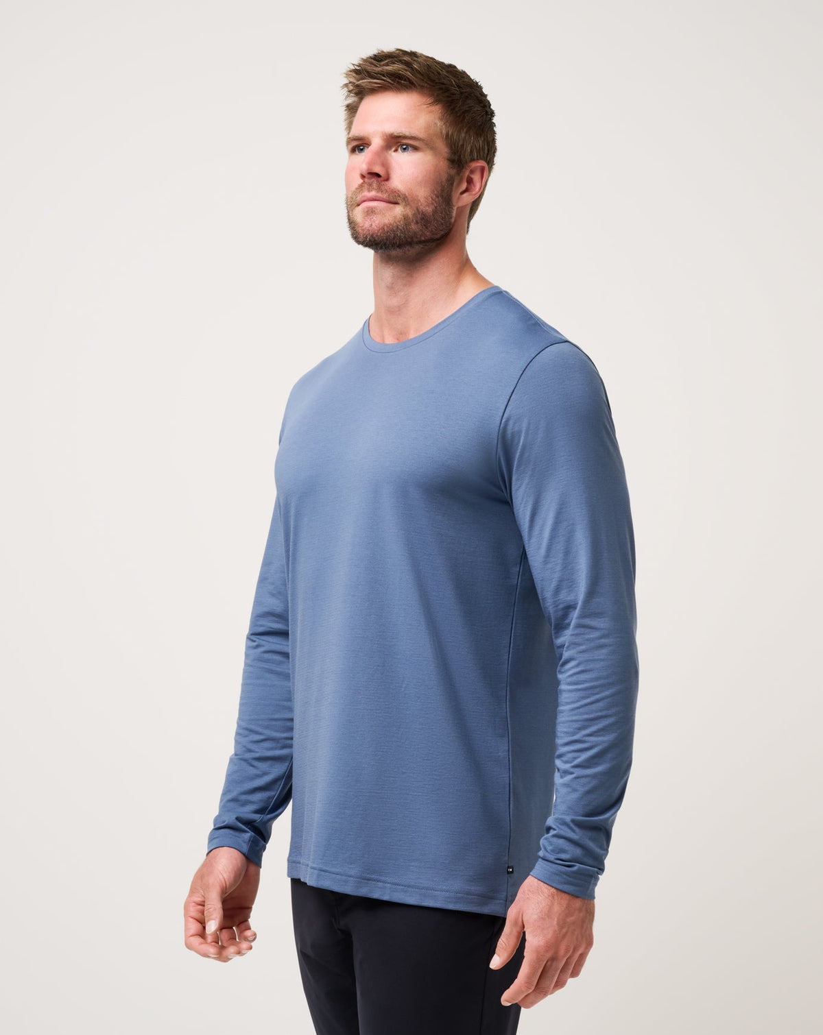 Performance Jersey Long Sleeve Tee Bering Sea | Travis Mathew