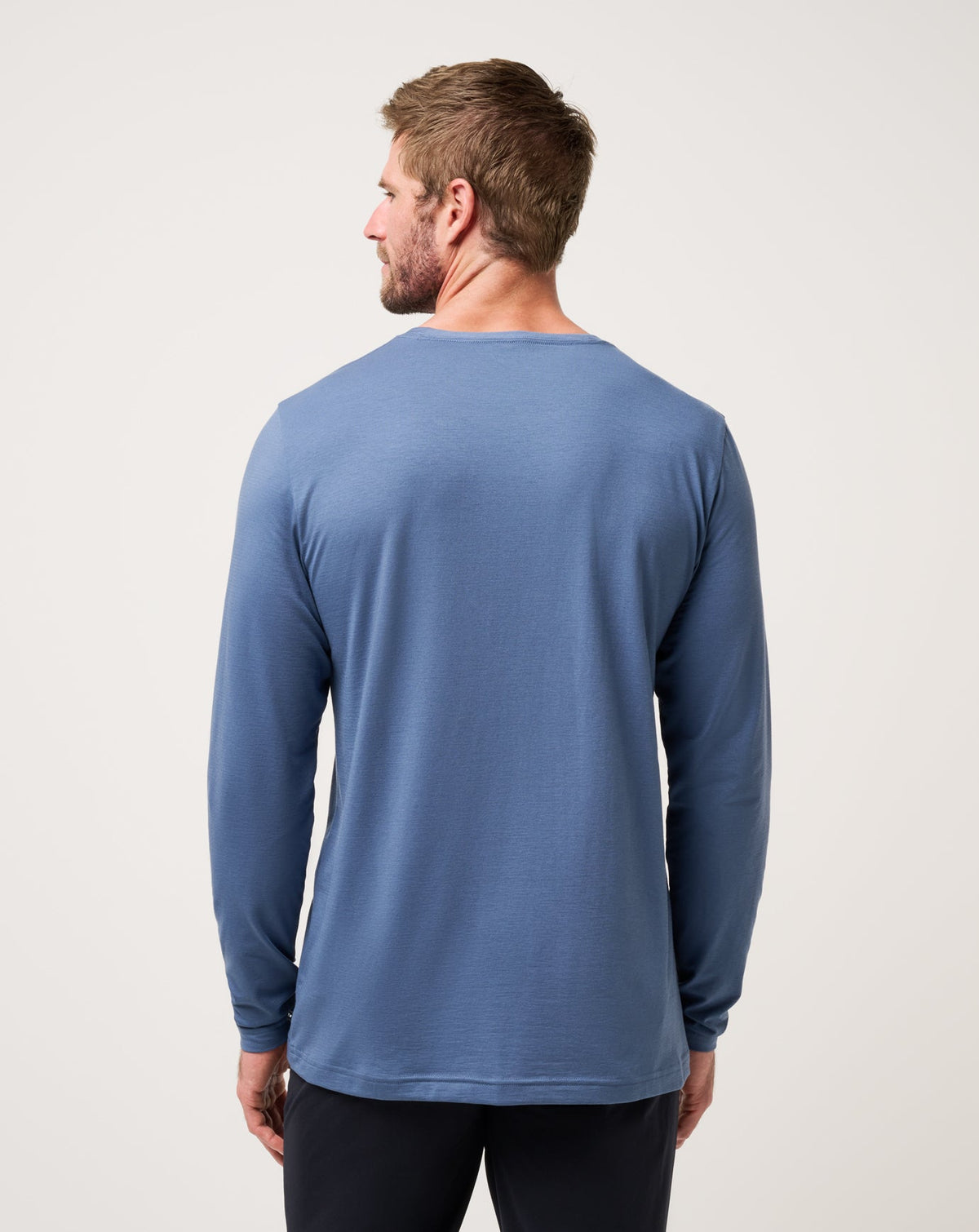 Performance Jersey Long Sleeve Tee Bering Sea | Travis Mathew