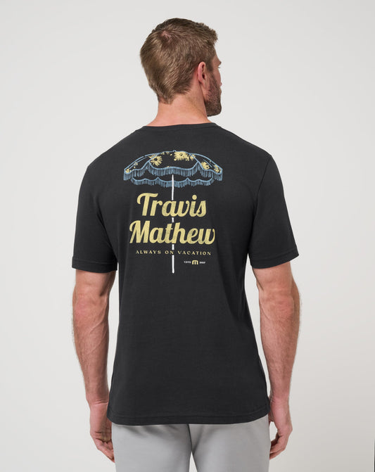 Vacation Home Tee Black | Travis Mathew