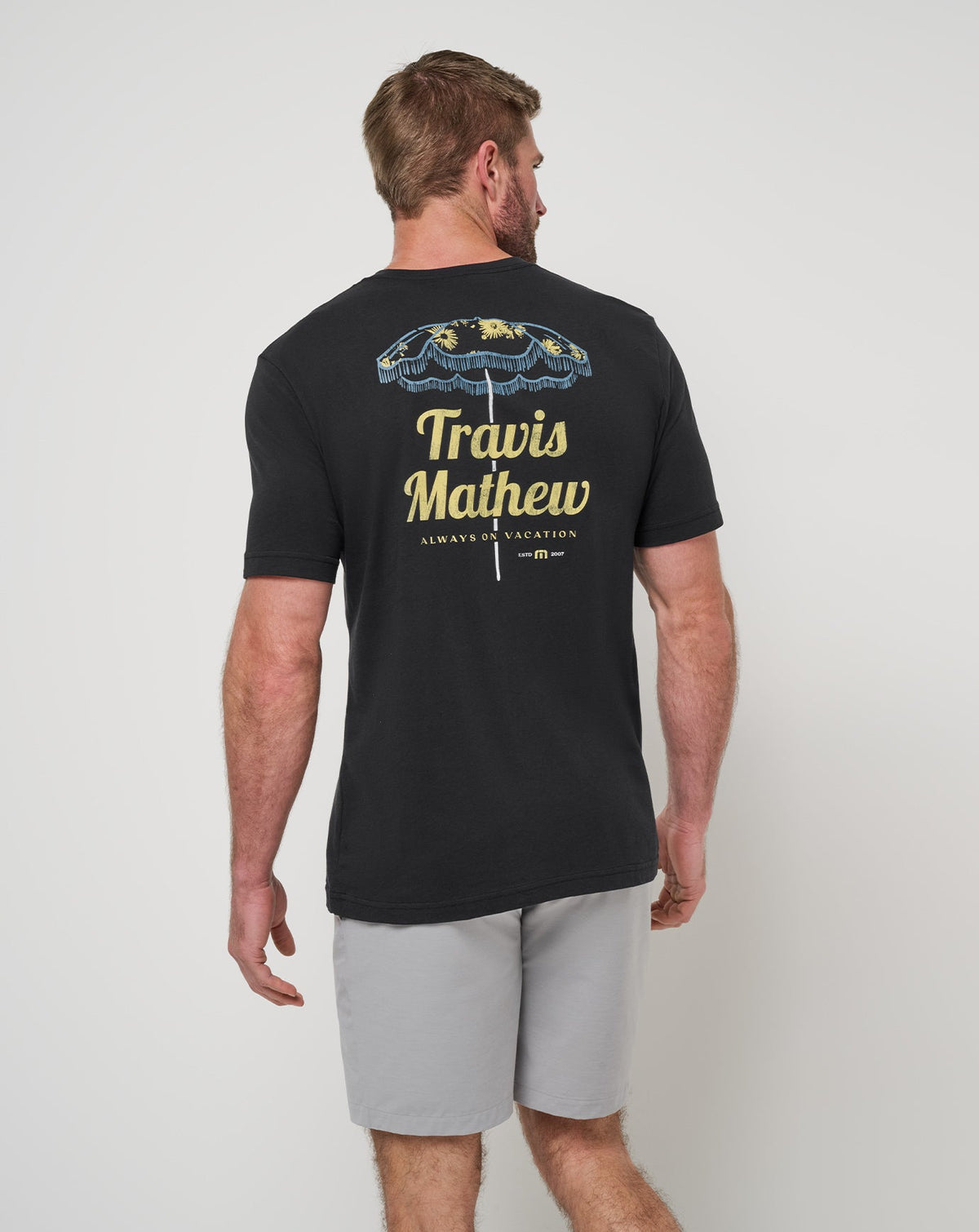 Vacation Home Tee Black | Travis Mathew