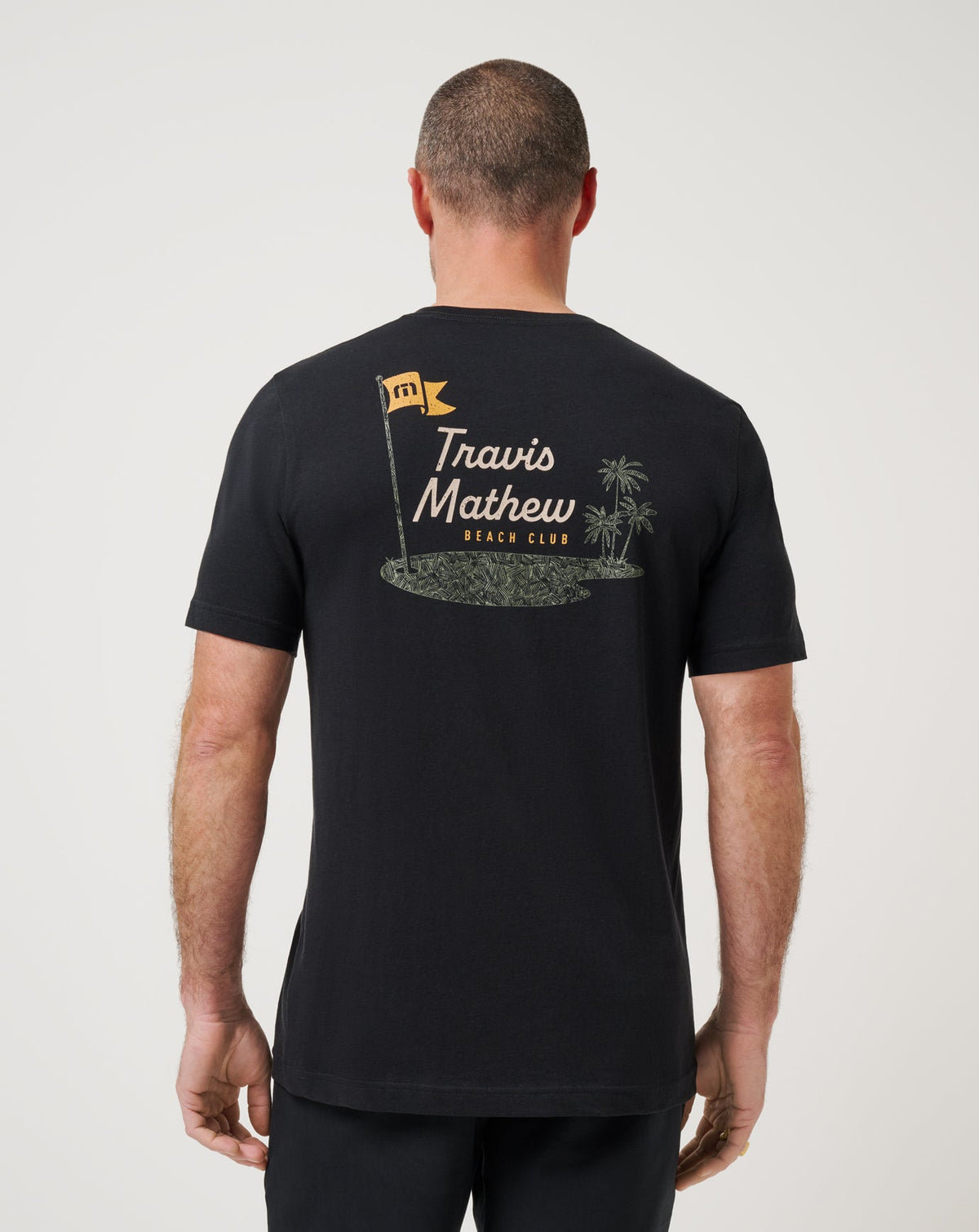 TM Beach Club Tee Black | Travis Mathew