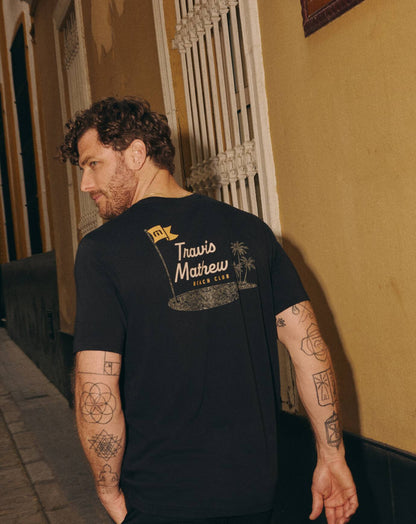 TM Beach Club Tee Black | Travis Mathew