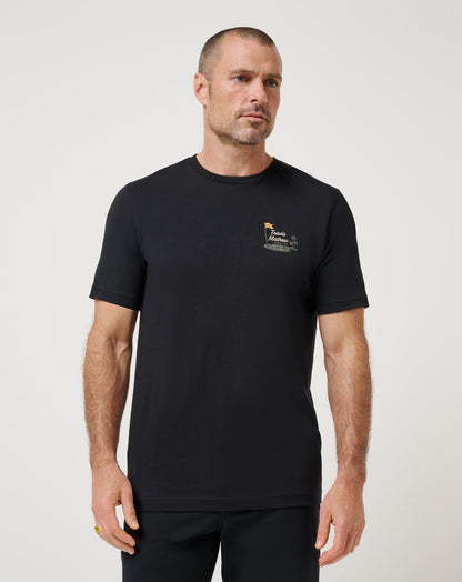 TM Beach Club Tee Black | Travis Mathew