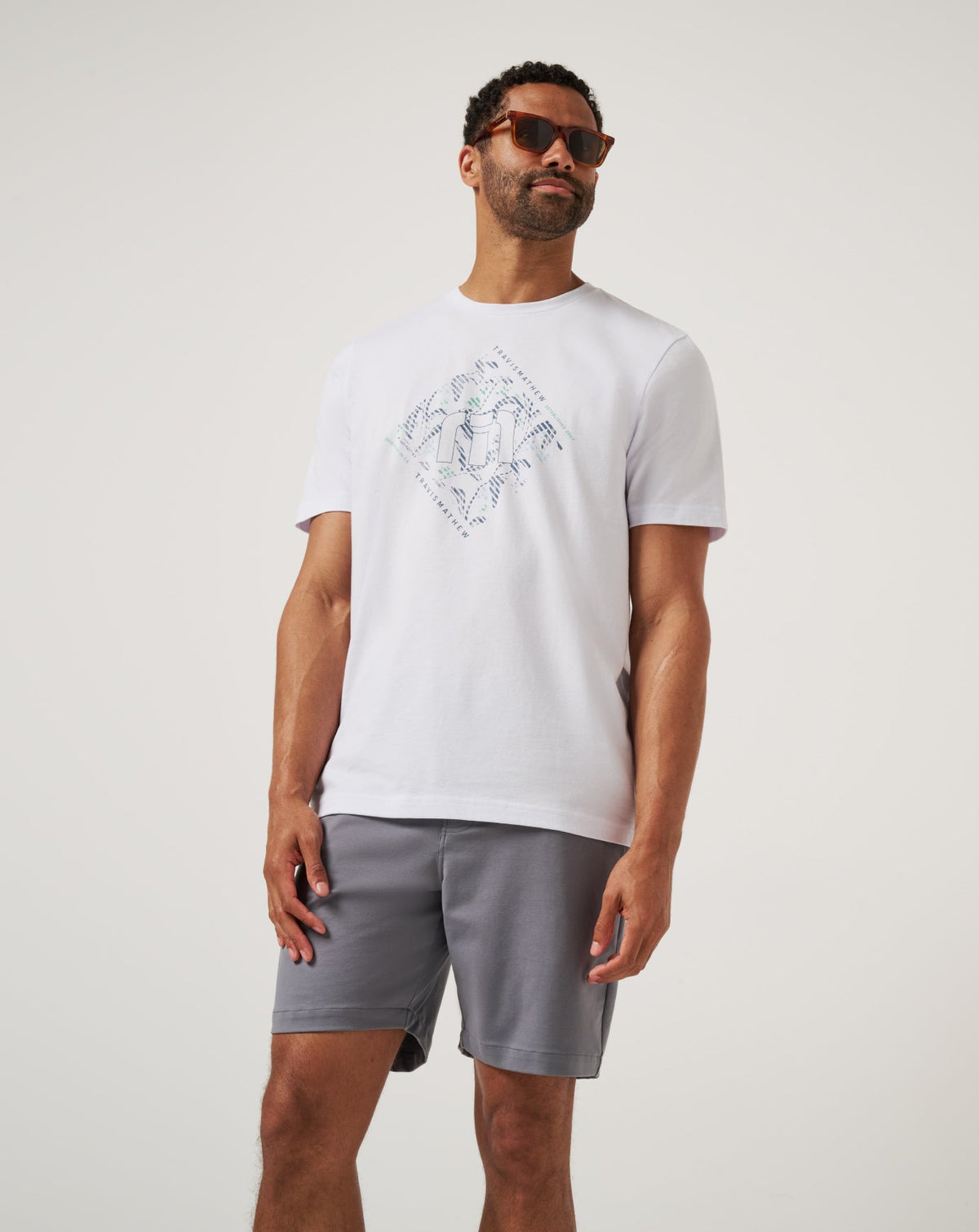 Rainforest Canopy Tee White | Travis Mathew