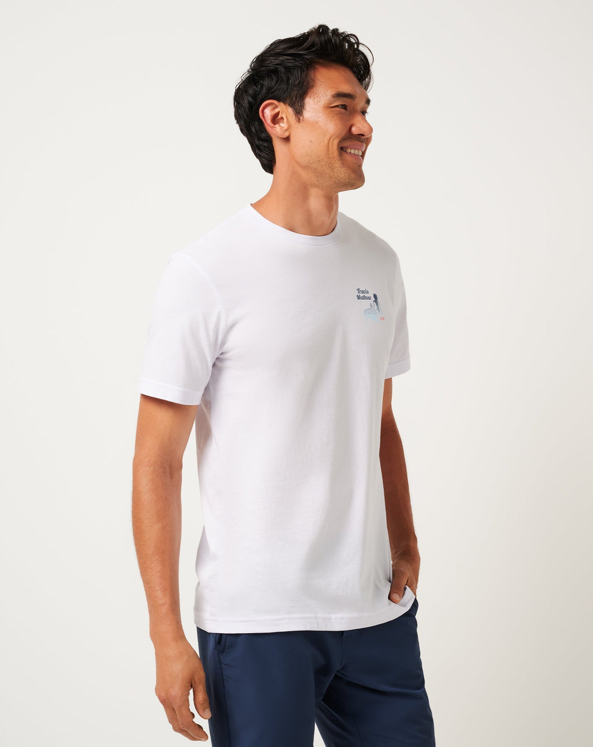 Cloudless Sky Tee White | Travis Mathew