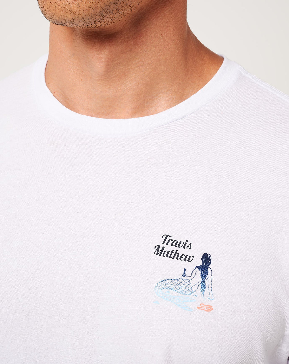 Cloudless Sky Tee White | Travis Mathew