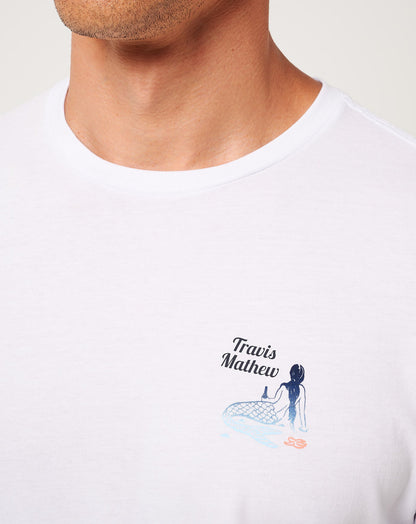 Cloudless Sky Tee White | Travis Mathew