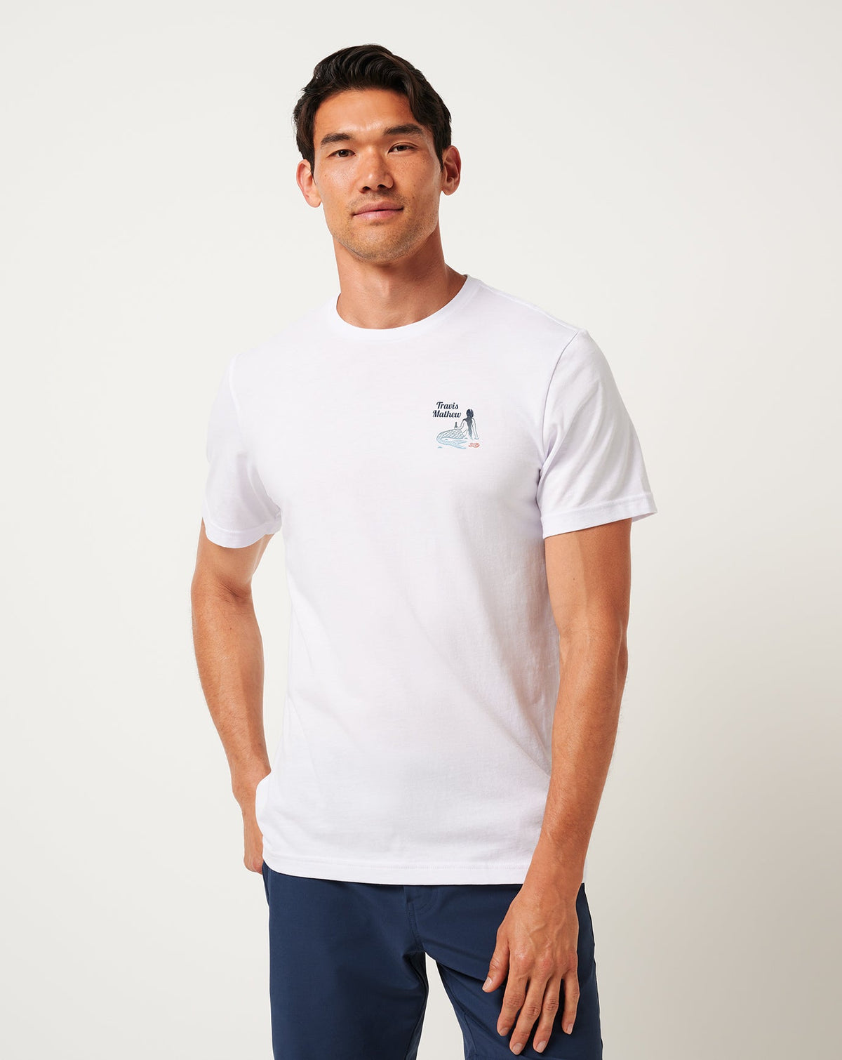 Cloudless Sky Tee White | Travis Mathew