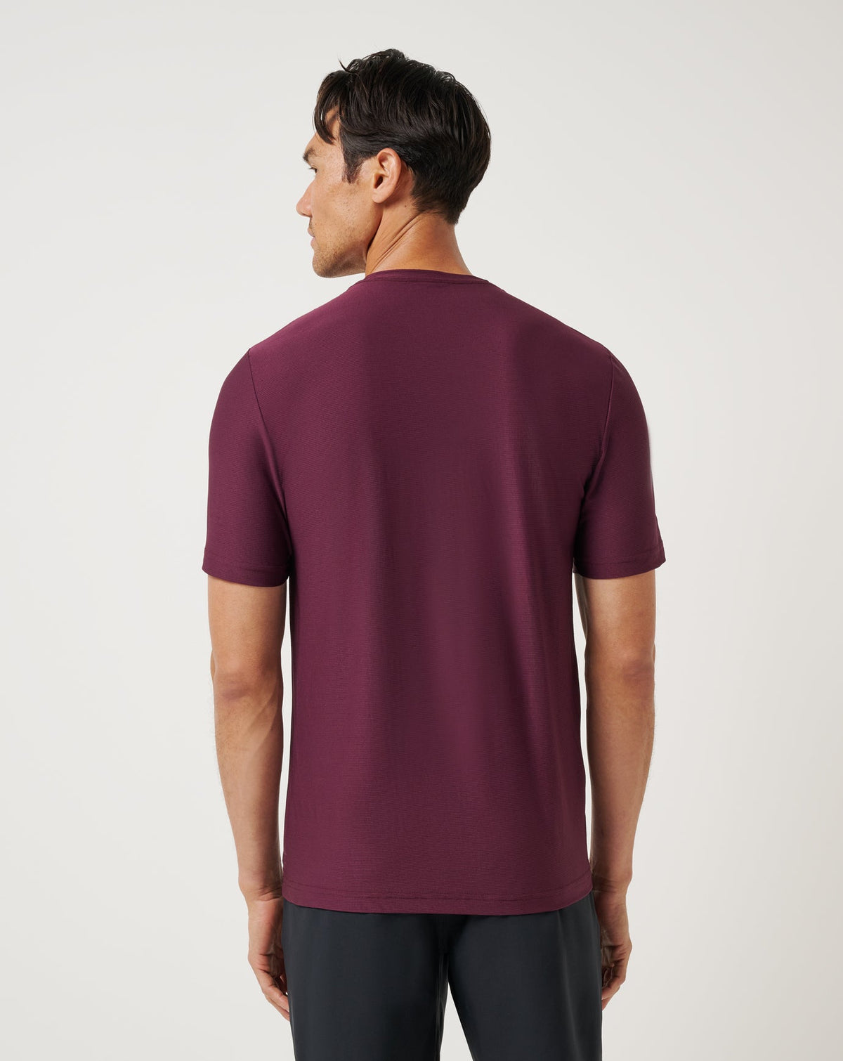 First Day Active Tee Mauve Wine | Travis Mathew