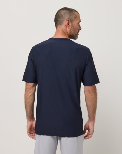 First Day Active Tee Total Eclipse | Travis Mathew