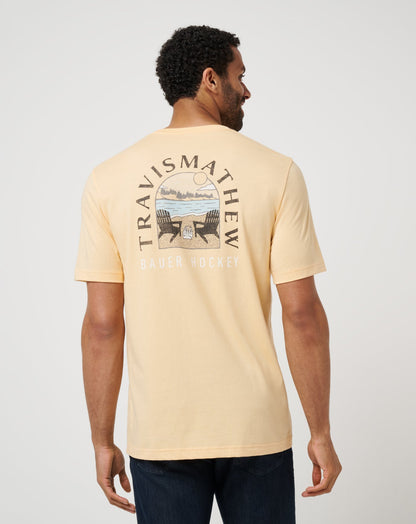 Empty Net Tee Apricot | Travis Mathew