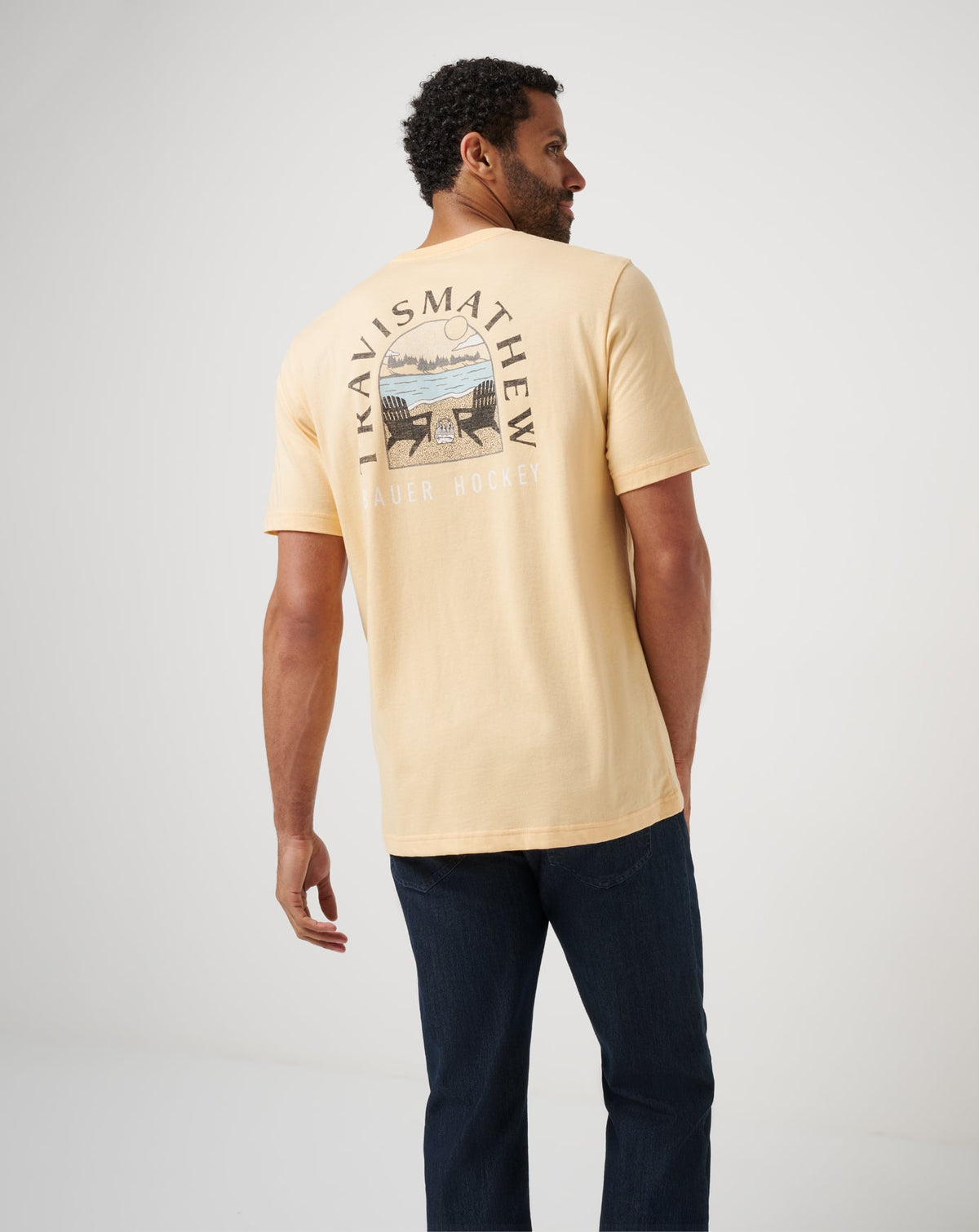 Empty Net Tee Apricot | Travis Mathew