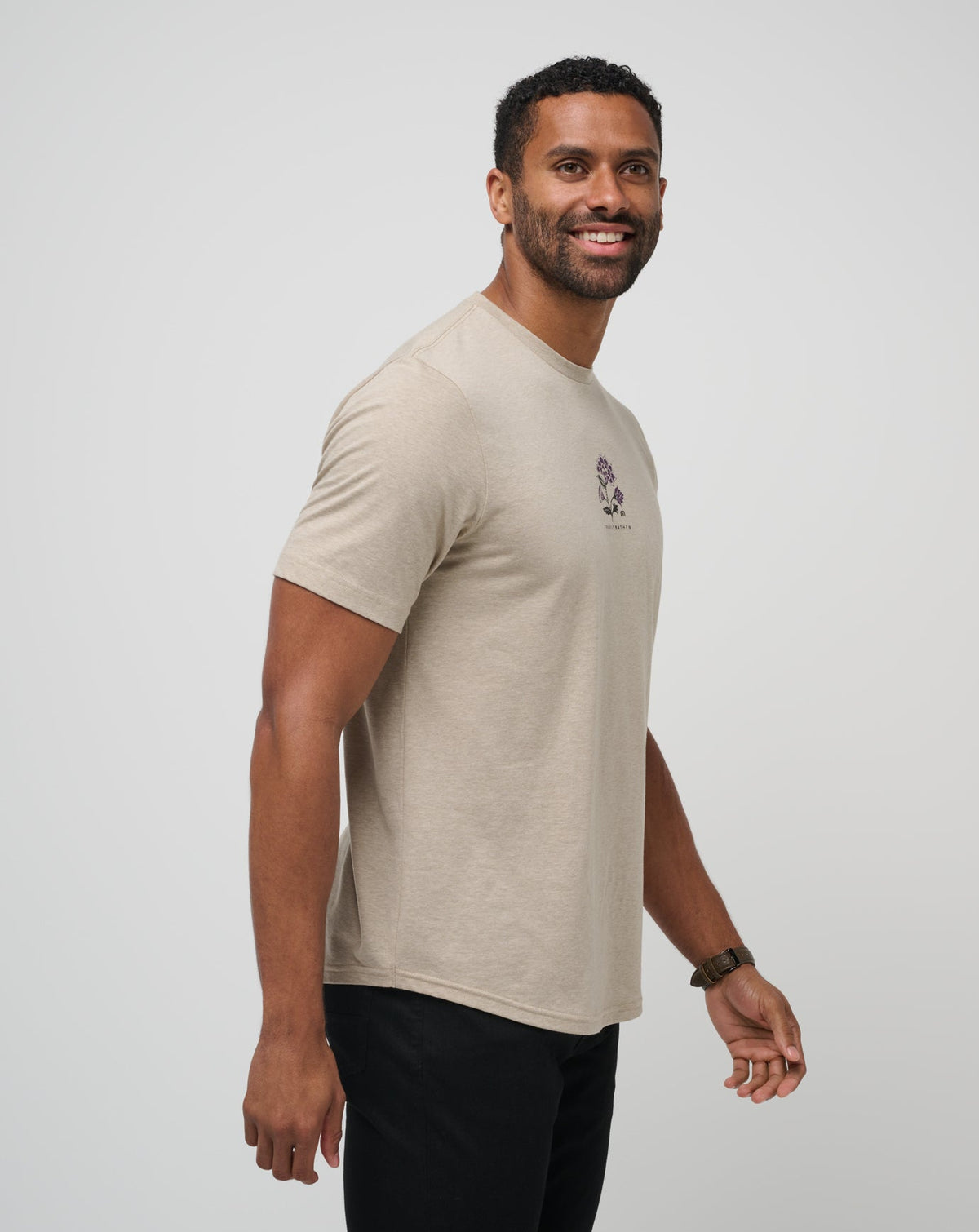 Fading Sunlight Tee Oxford Tan | Travis Mathew