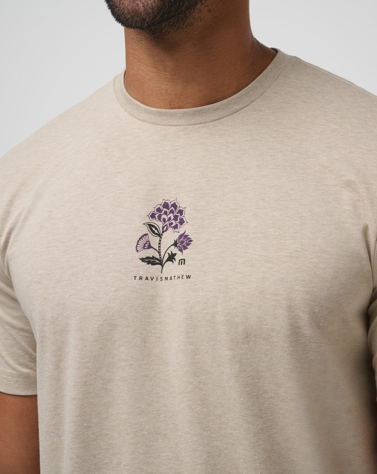 Fading Sunlight Tee Oxford Tan | Travis Mathew