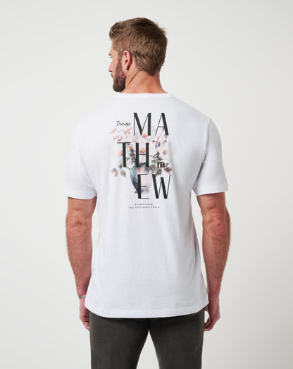 Art Scene Tee White | Travis Mathew