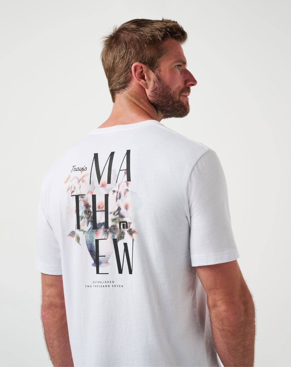 Art Scene Tee White | Travis Mathew