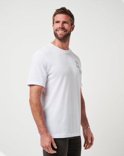 Art Scene Tee White | Travis Mathew
