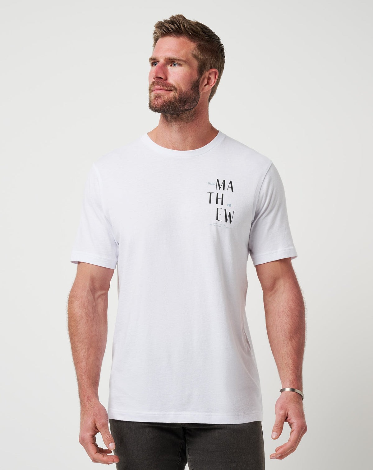 Art Scene Tee White | Travis Mathew