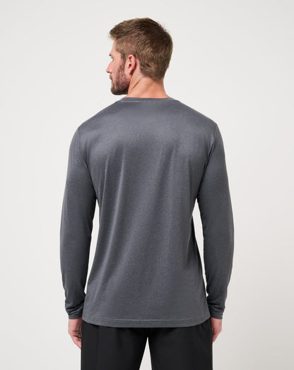 Court Control Tee Heather Dark Grey | Travis Mathew