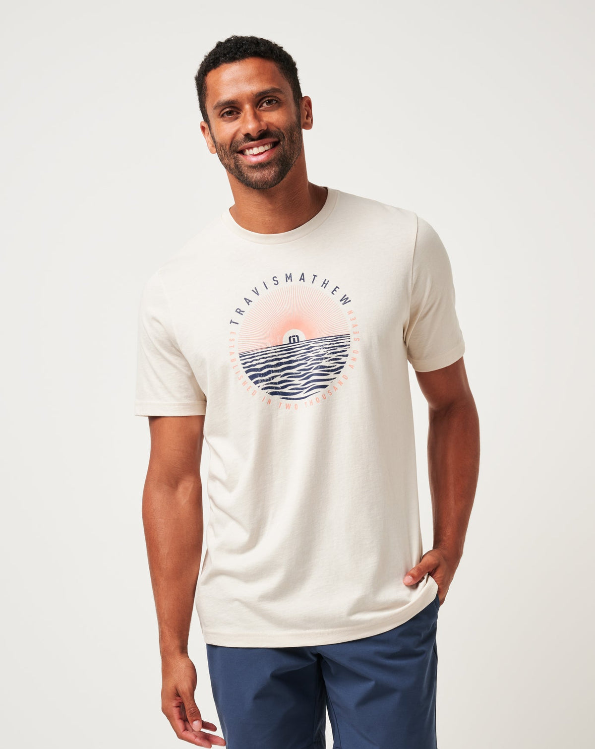 Beach Cities Tee Moonbeam | Travis Mathew