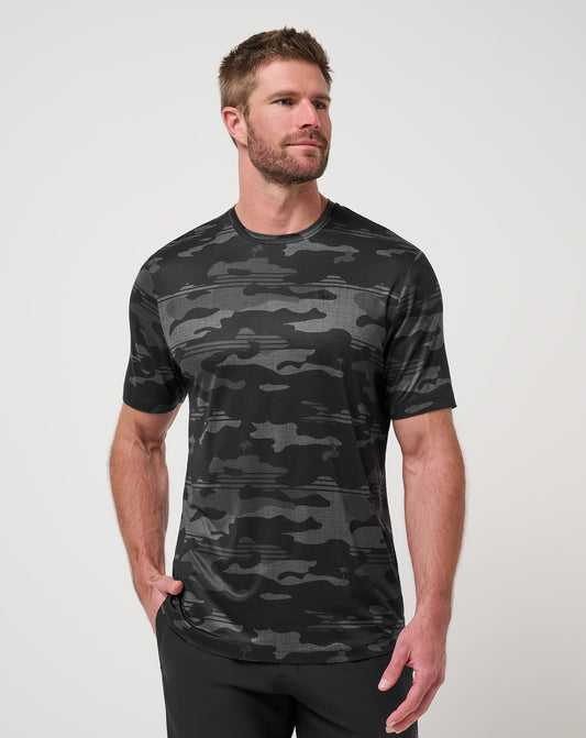Season Stealth Tee Black | Travis Mathew