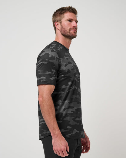 Season Stealth Tee Black | Travis Mathew