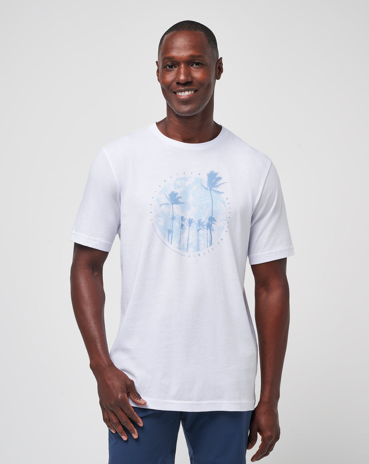 Foam Paths Tee White | Travis Mathew