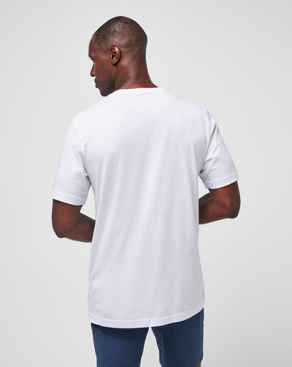 Foam Paths Tee White | Travis Mathew