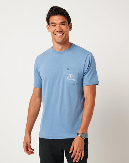 Lost Mapes Pocket Tee Pacific Coast | Travis Mathew