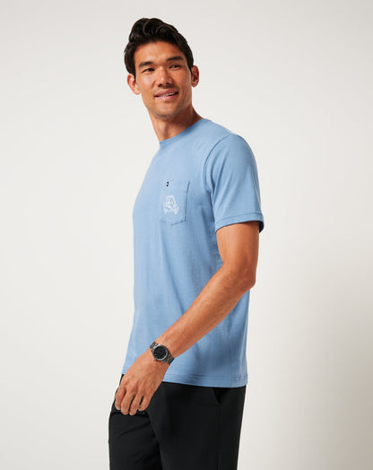 Lost Mapes Pocket Tee Pacific Coast | Travis Mathew