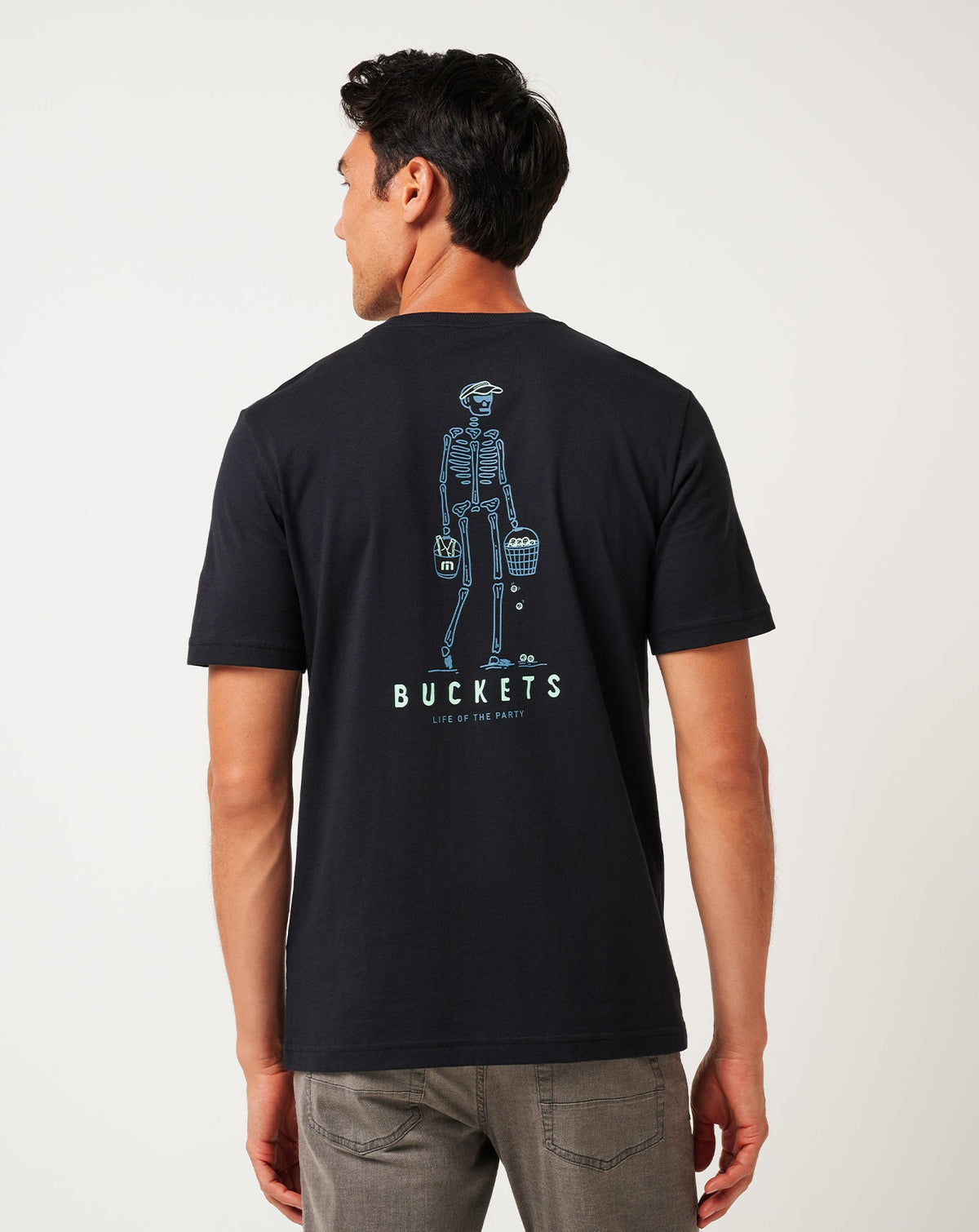 Lost Buckets Tee Black | Travis Mathew