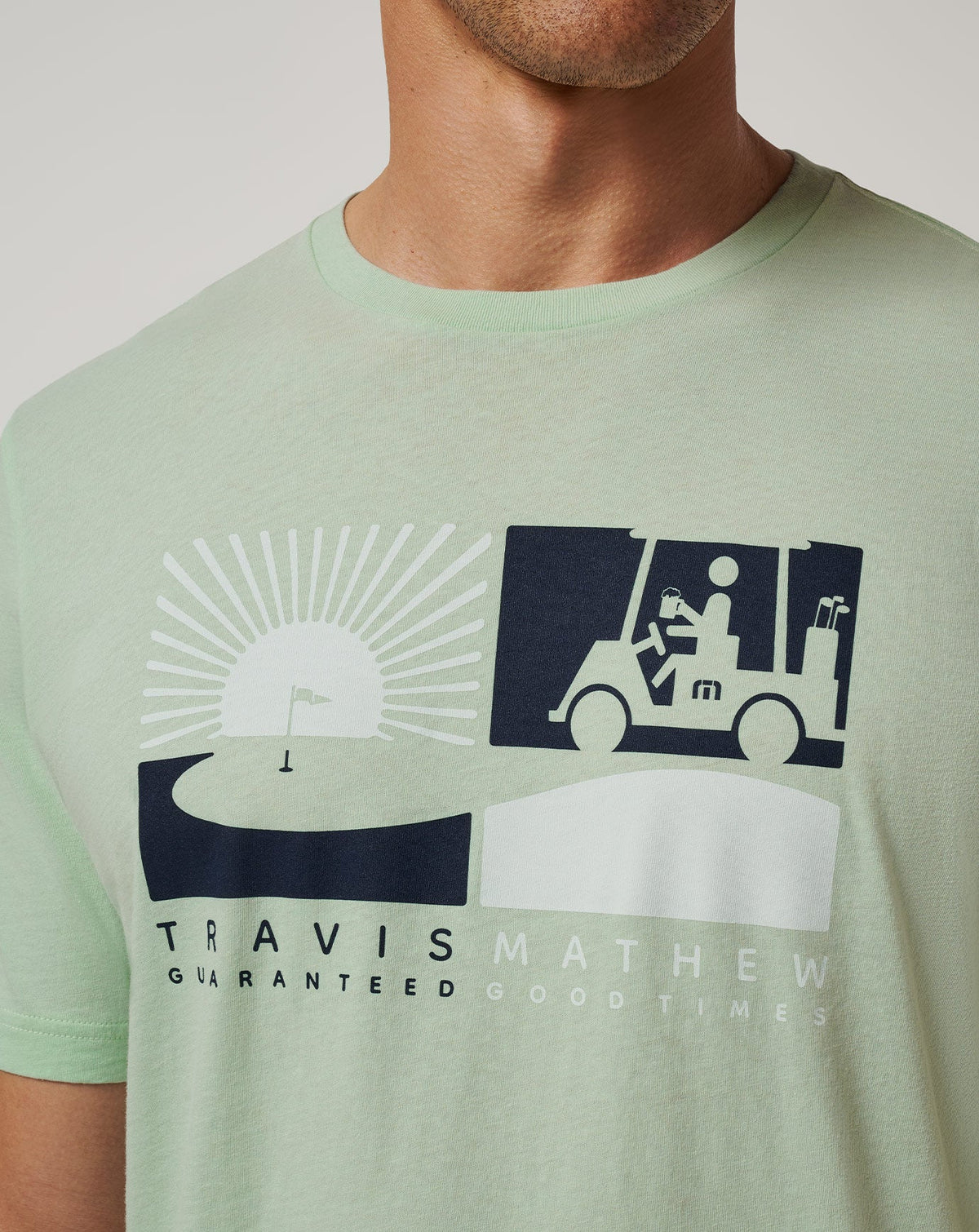 Player Parking Tee Aqua Foam | Travis Mathew