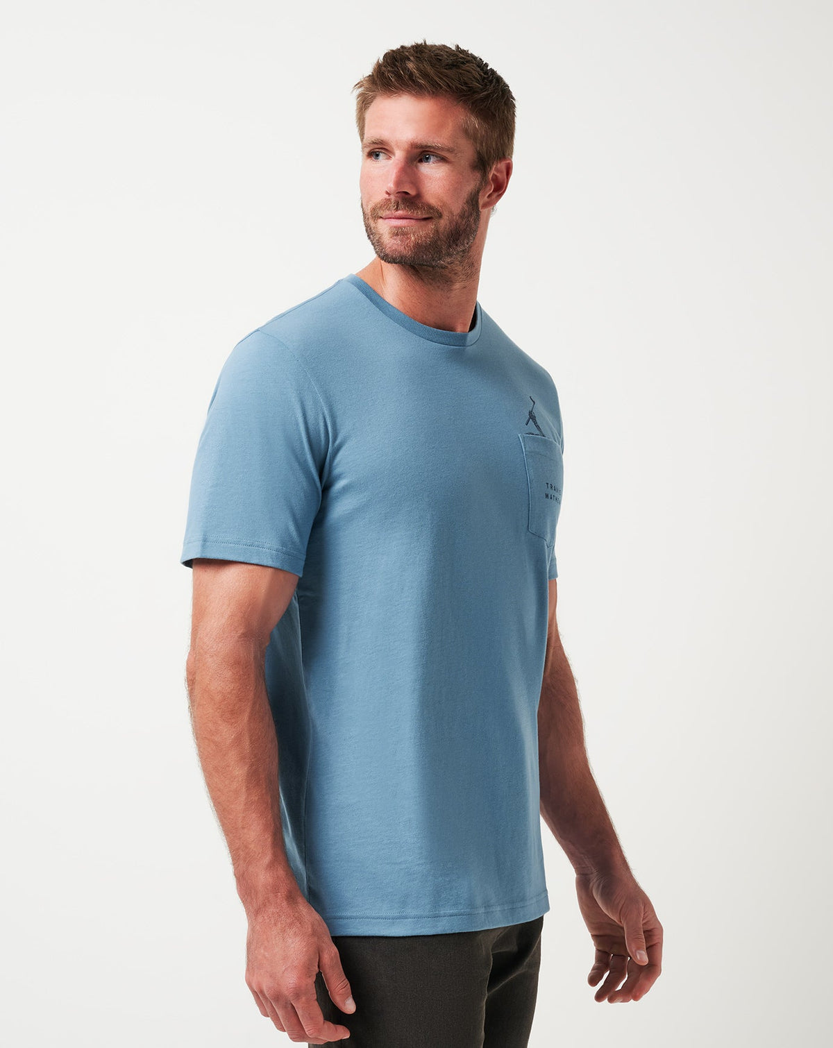 Air Trick Tee Captains Blue | Travis Mathew