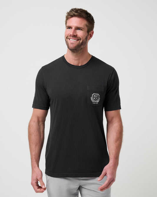 Face Off Tee Black | Travis Mathew
