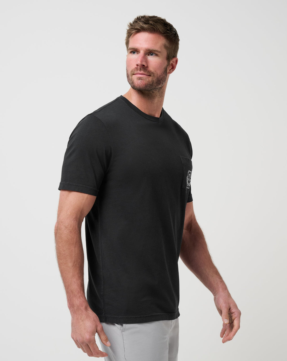 Face Off Tee Black | Travis Mathew