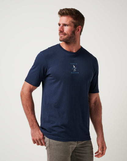 Triple Up Tee Total Eclipse | Travis Mathew